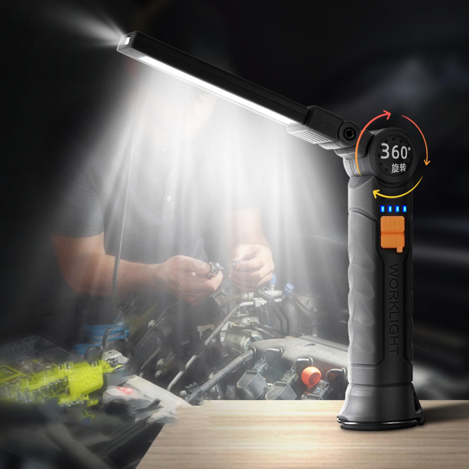 Home Security Jobs - مصباح يدوي LED قابل لإعادة الشحن