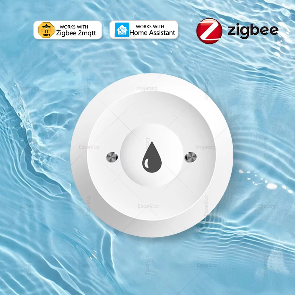 Home Security Home Assistant - زيجبي كاشف المياه تسرب الاستشعار إنذار
