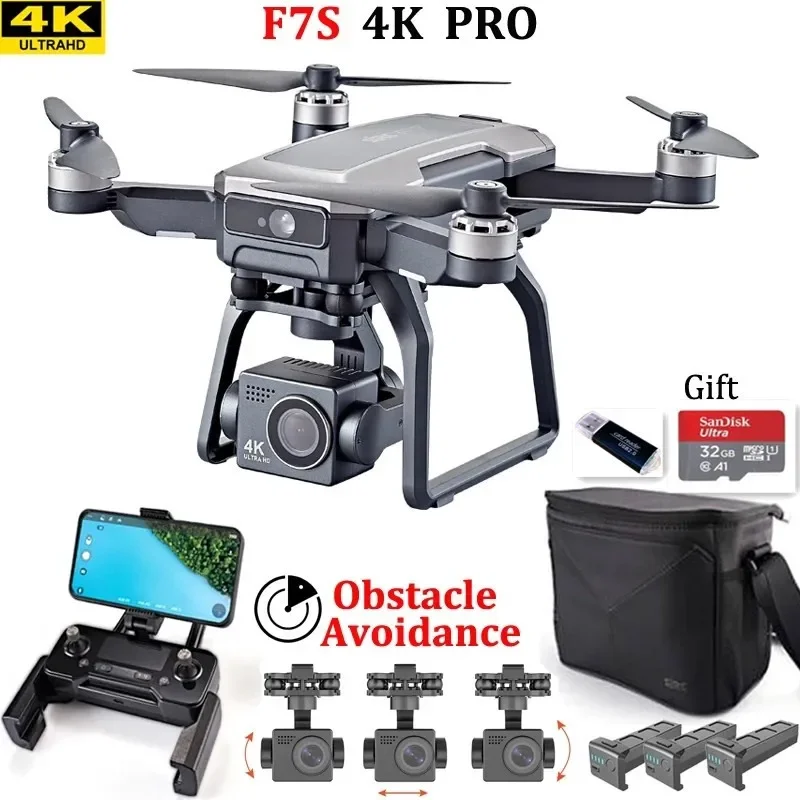 Home Security Cameras Outdoor - طائرة بدون طيار SJRC F7s 4K