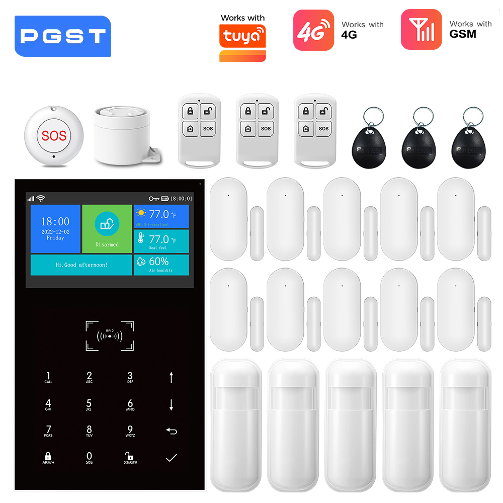 Home Security Ultimate - نظام إنذار 4G GSM واي فاي