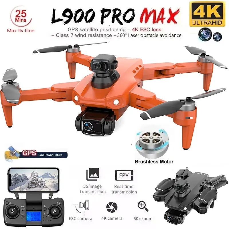 L900 Pro MAX GPS Drone 4K Prof - مراجعة Home Security Cameras Outdoor وسعره
