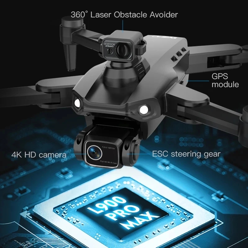 L900 Pro MAX GPS Drone 4K Prof - مراجعة Home Security Cameras Outdoor وسعره