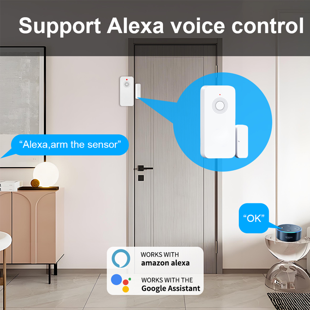 مستشعر مغناطيسي للأبواب والنوا - مراجعة Home Security Company وسعره