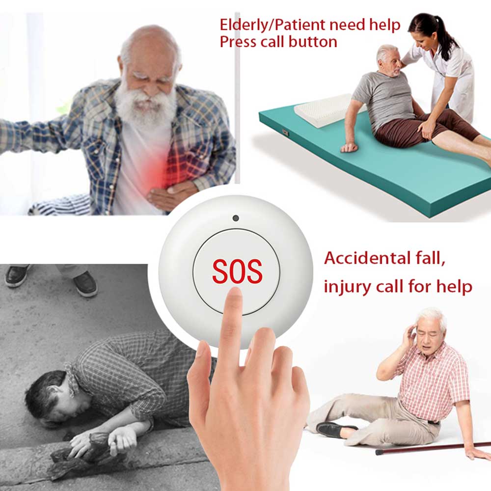 زر SOS لاسلكي ذكي لأمان المنزل - مراجعة Home Security Company وسعره