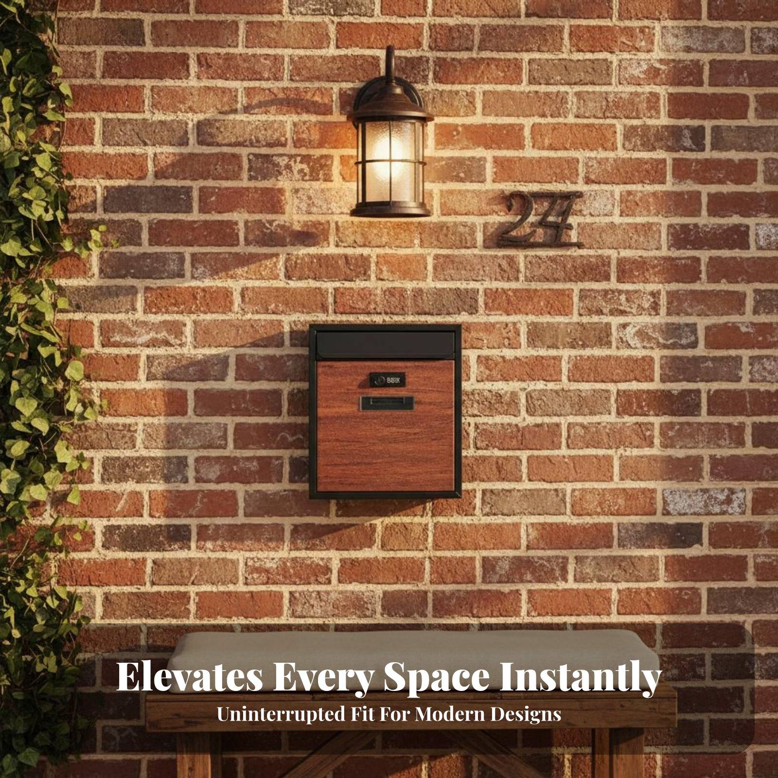 صندوق بريد حديدي مع قفل برقم س - مراجعة Home Security Letters وسعره