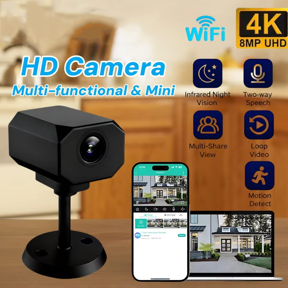 كاميرا أمان WiFi بدقة 4K للمنز - مراجعة Home Security Home Assistant وسعره