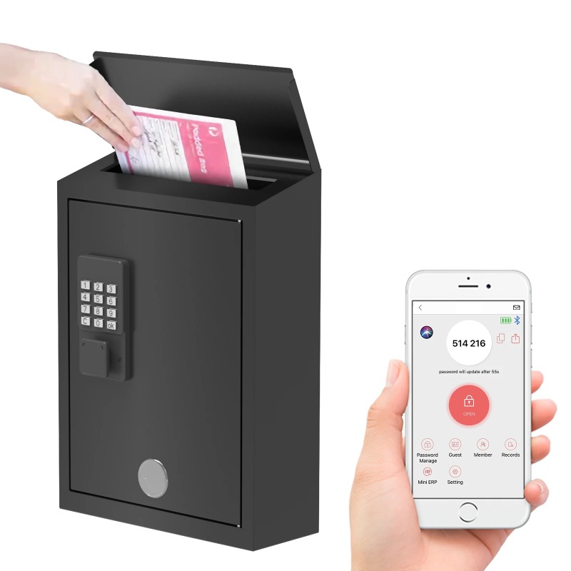 صندوق بريد حديث مثبت على الحائ - مراجعة Home Security Letters وسعره