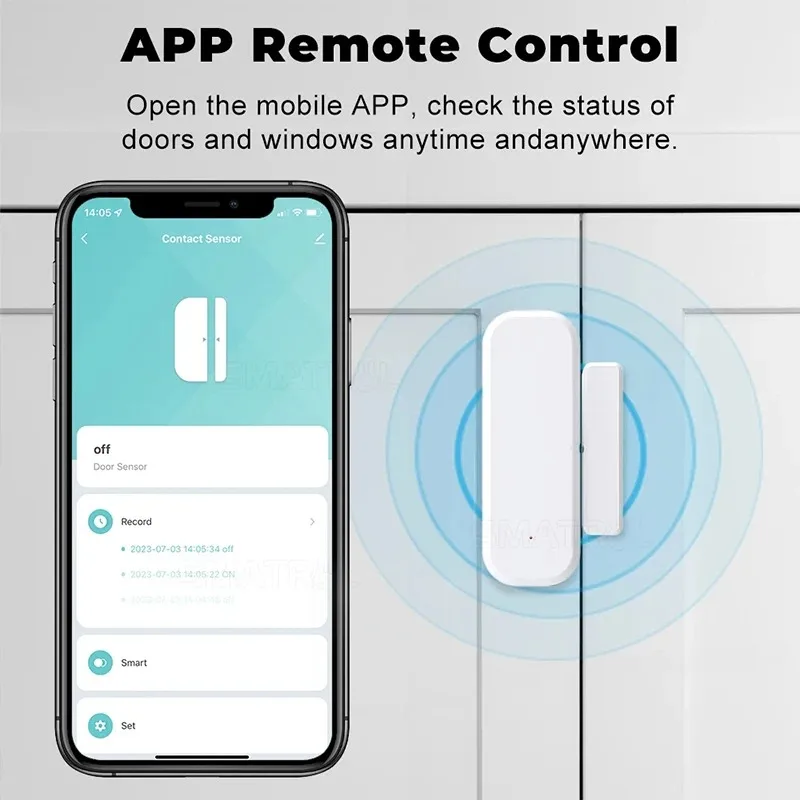 جهاز استشعار ذكي للأبواب والنو - مراجعة Home Security Company وسعره