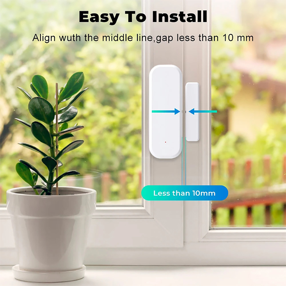 جهاز استشعار ذكي للأبواب والنو - مراجعة Home Security Company وسعره