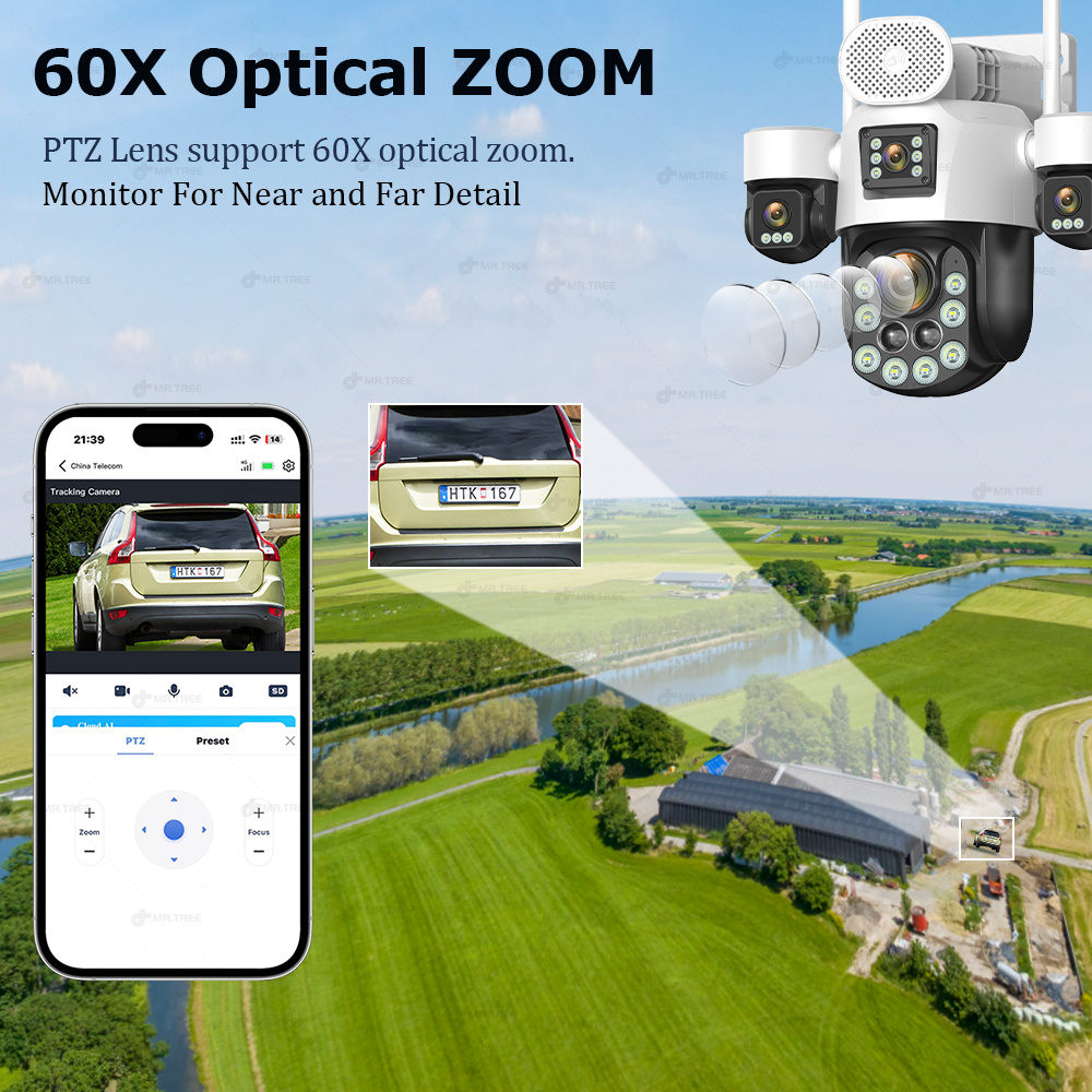 AOV أربعة عدسة كاميرا مراقبة خ - مراجعة Home Security Kamera وسعره