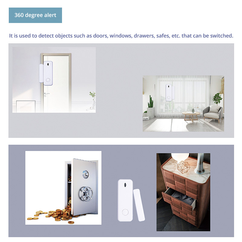 D10 نافذة مستشعر الباب إنذار 4 - مراجعة Home Security Company وسعره