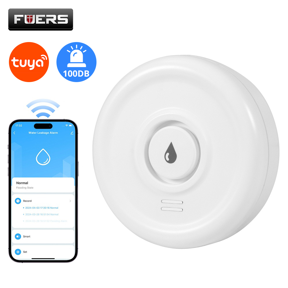 Fuers كاشف تسرب المياه إنذار ا - مراجعة Home Security Home Assistant وسعره