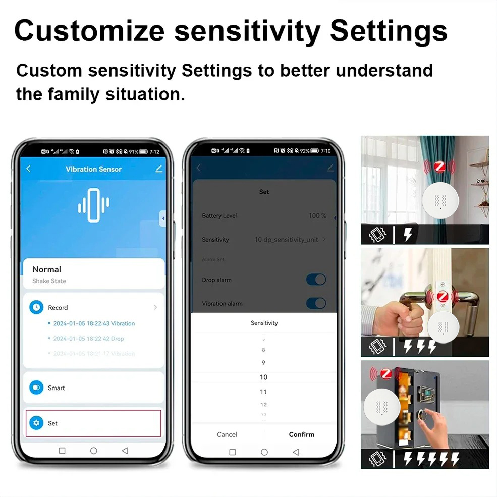 جهاز استشعار الاهتزاز والإمالة - مراجعة Home Security Home Assistant وسعره